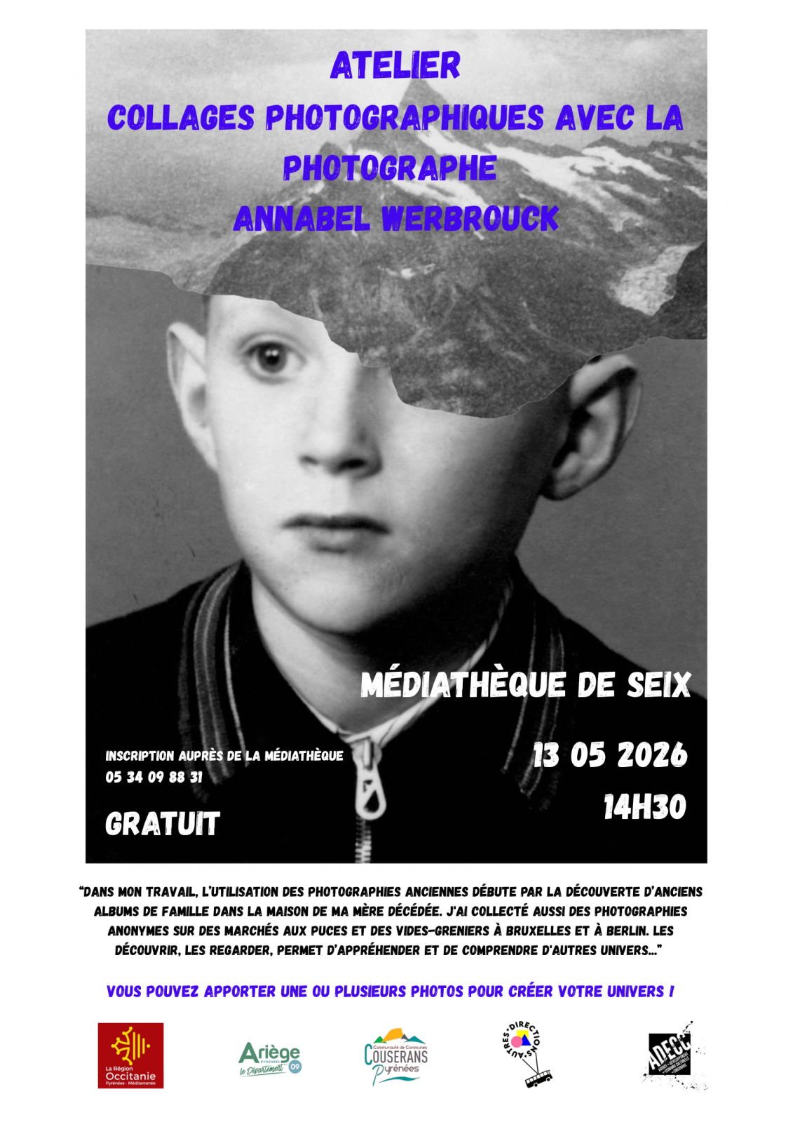Atelier collages photographiques