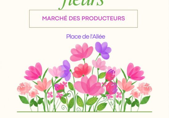 Marché aux fleurs et producteurs locaux