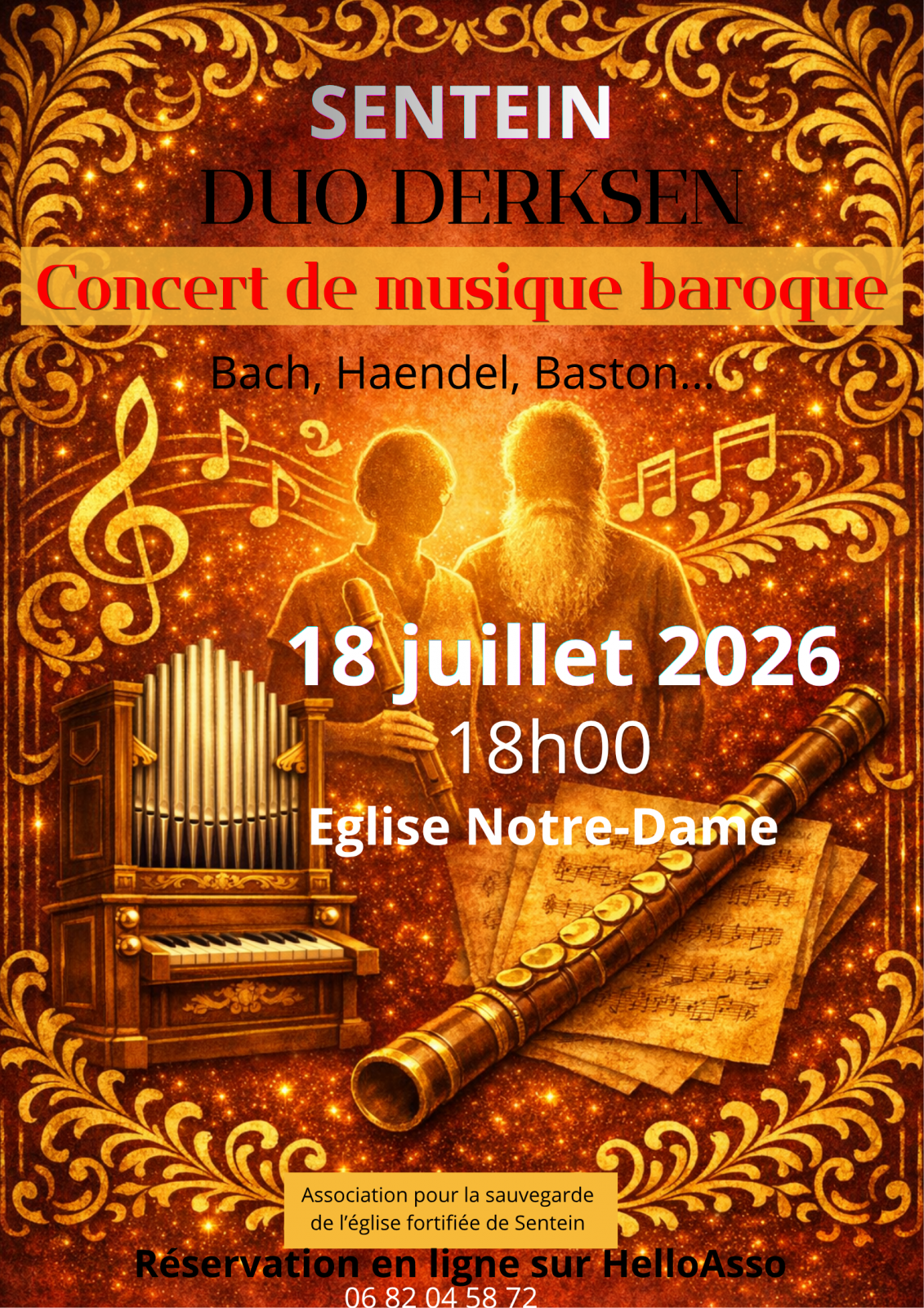 Concert de musique baroque Duo Derksen