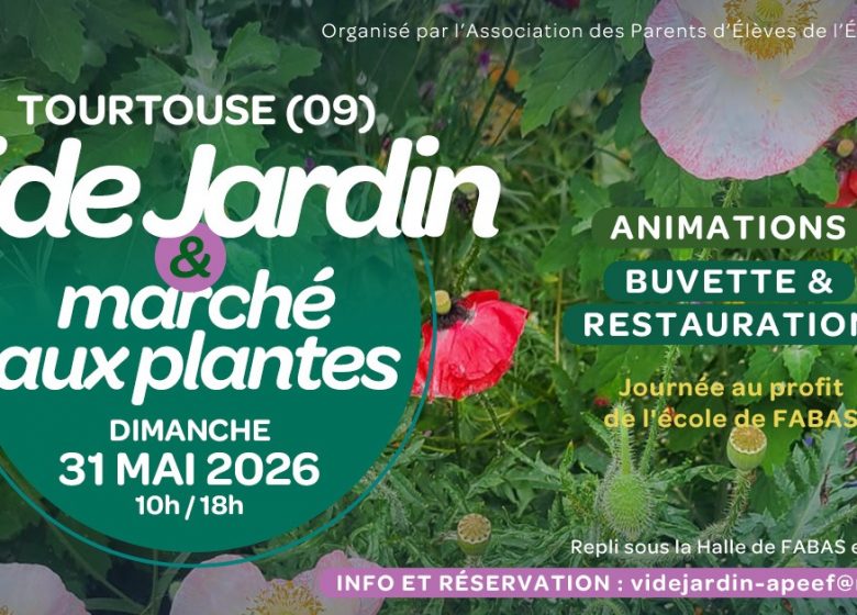 Vide jardin et marché aux plantes / Tourtouse / 31 mai
