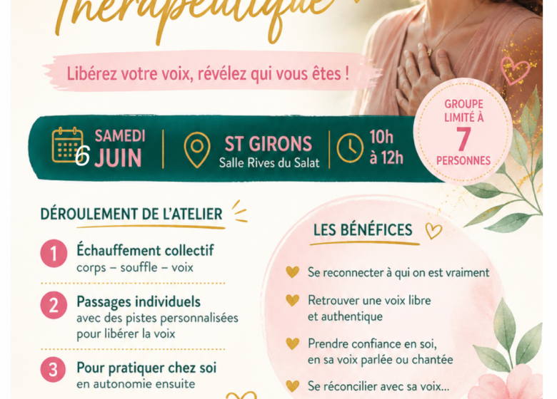 Coaching vocal thérapeutique en groupe