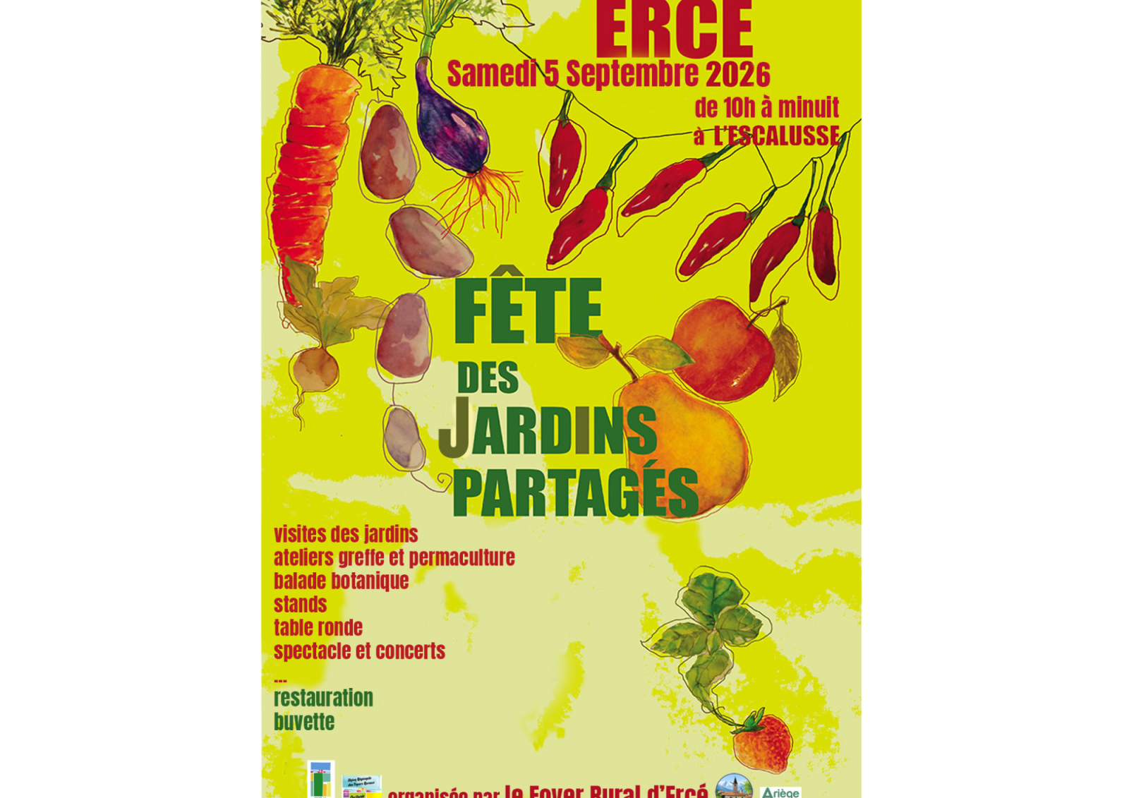 Fête des jardins partagés d&rsquo;Ercé
