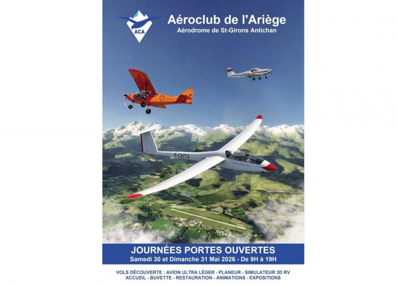 Journées Portes Ouvertes de l&rsquo;Aéroclub de l&rsquo;Ariège_Lorp-Sentaraille