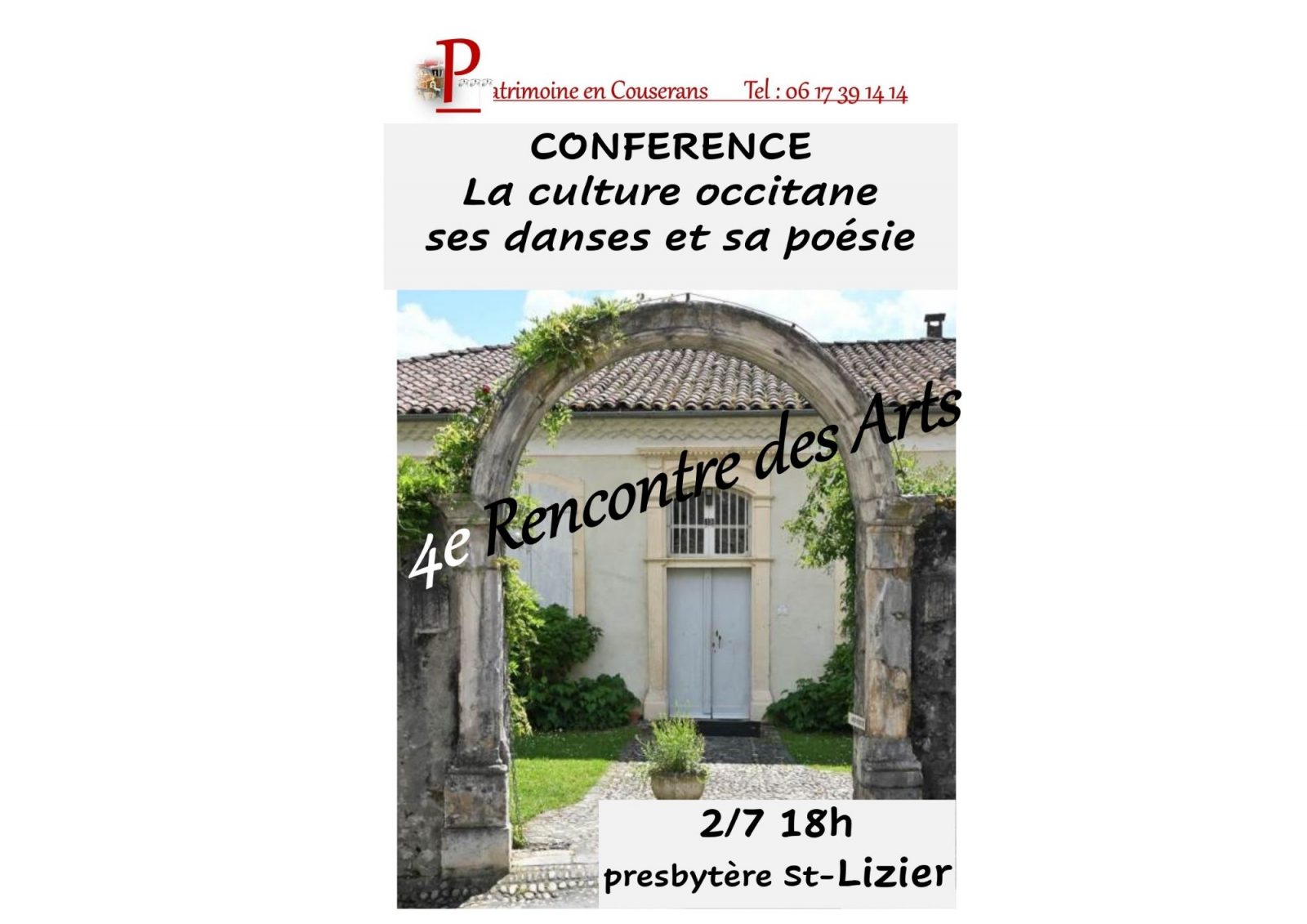 Conférence  » La culture occitane-ses danses et sa poésie »