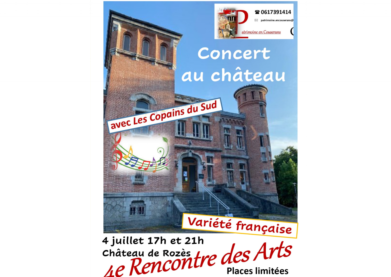Concert au château: Mémoire et patrimoine de la chanson française