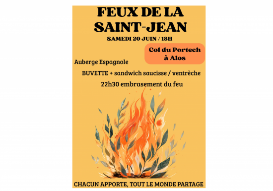 feu de la saint Jean Alos