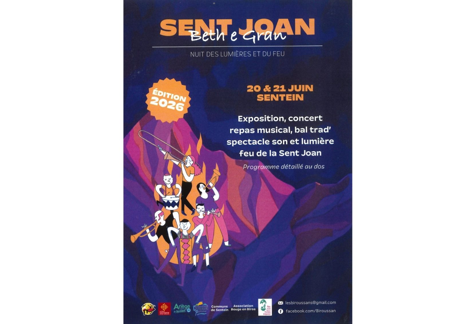 Sent Joan Beth E Gran 2026 – Nuit des Lumières et du Feu