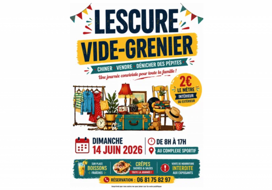 un vide-grenier convivial