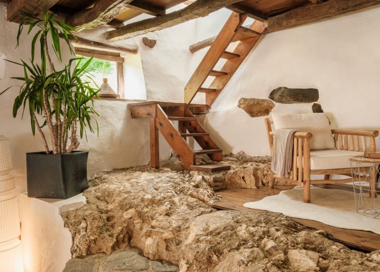 Escalier pour monter à l&rsquo;étage