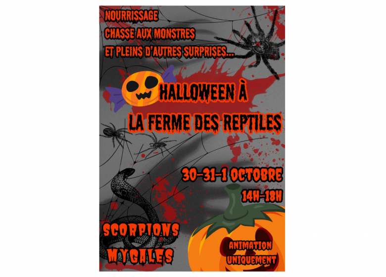 Halloween à la Ferme des Reptiles_La Bastide-de-Sérou