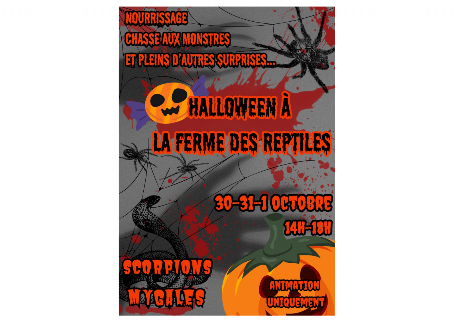 Halloween à la Ferme des Reptiles