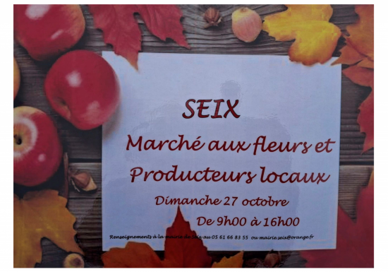 Marché aux Fleurs d&rsquo;Automne