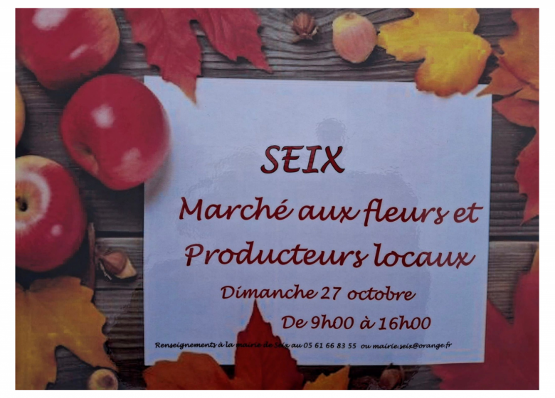 Marché aux Fleurs d&rsquo;Automne_Seix