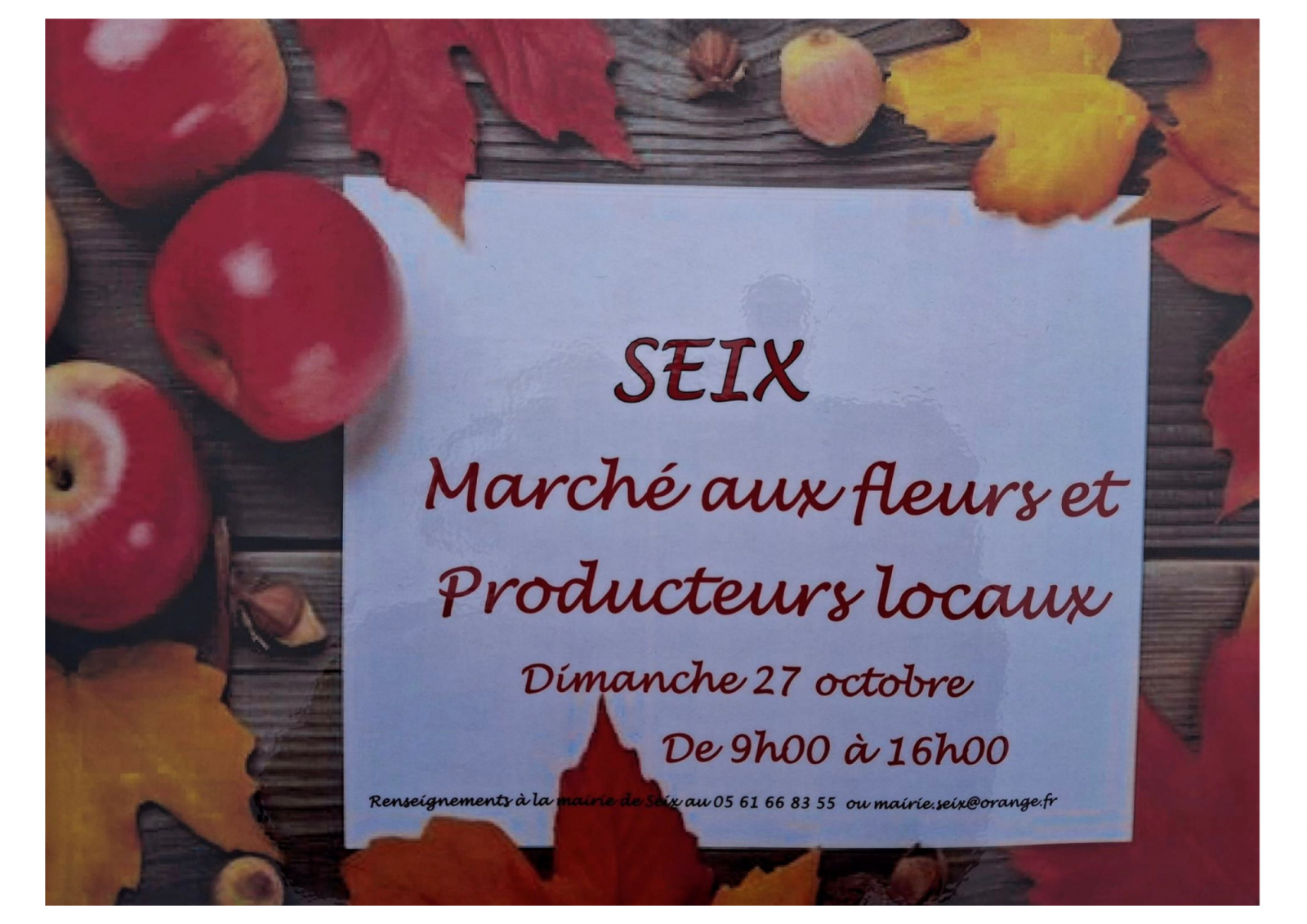 Marché aux Fleurs d&rsquo;Automne