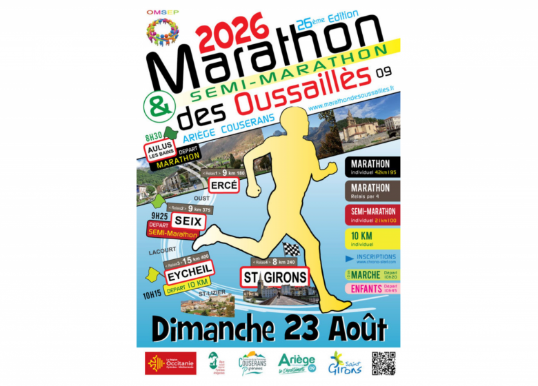 Oussaillès Marathon and Half Marathon 2026_Aulus-les-Bains