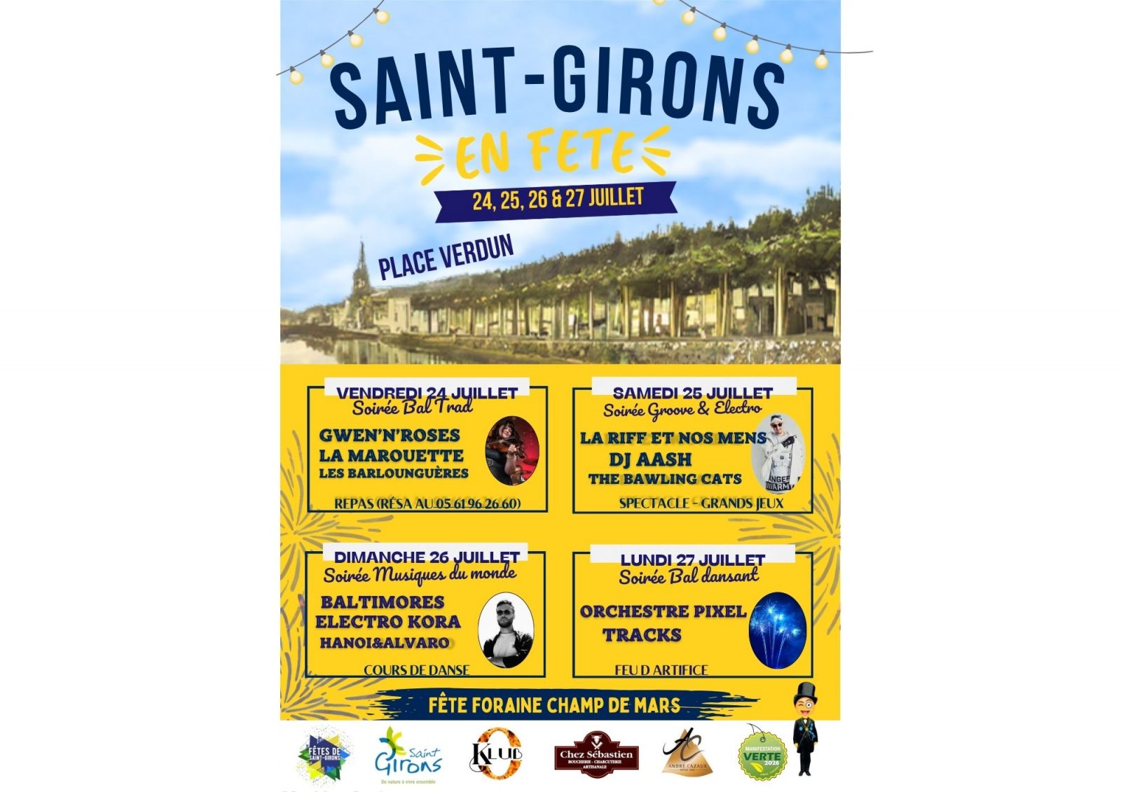 Repas de la Fête de saint girons 2026