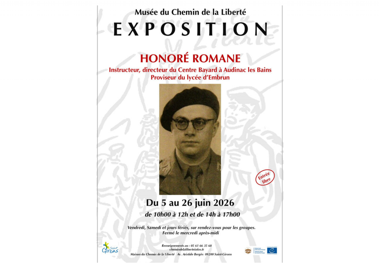 Exposition : Le parcours d’Honoré Romane