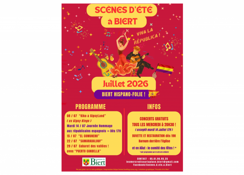 Scènes d&rsquo;Été à Biert : Cabaret des Vallées_Biert