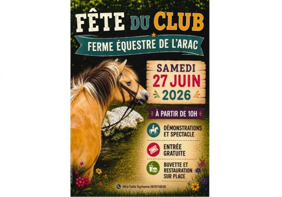 Fête du Club Equestre de l&rsquo;Arac