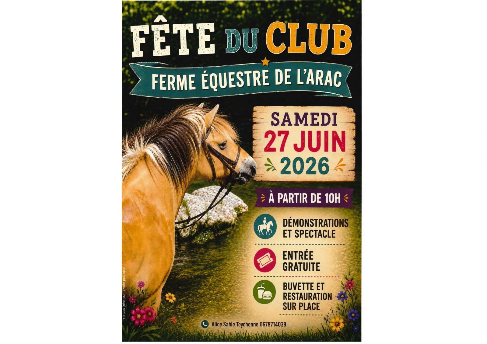 Fête du Club Equestre de l&rsquo;Arac