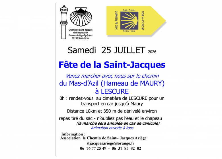 Marche sur le chemin de Saint-Jacques_Lescure