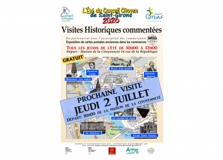 Visite Historique commentée_Saint-Girons