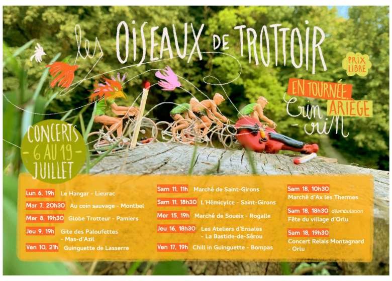 Les oiseaux de trottoir en concert_Soueix-Rogalle
