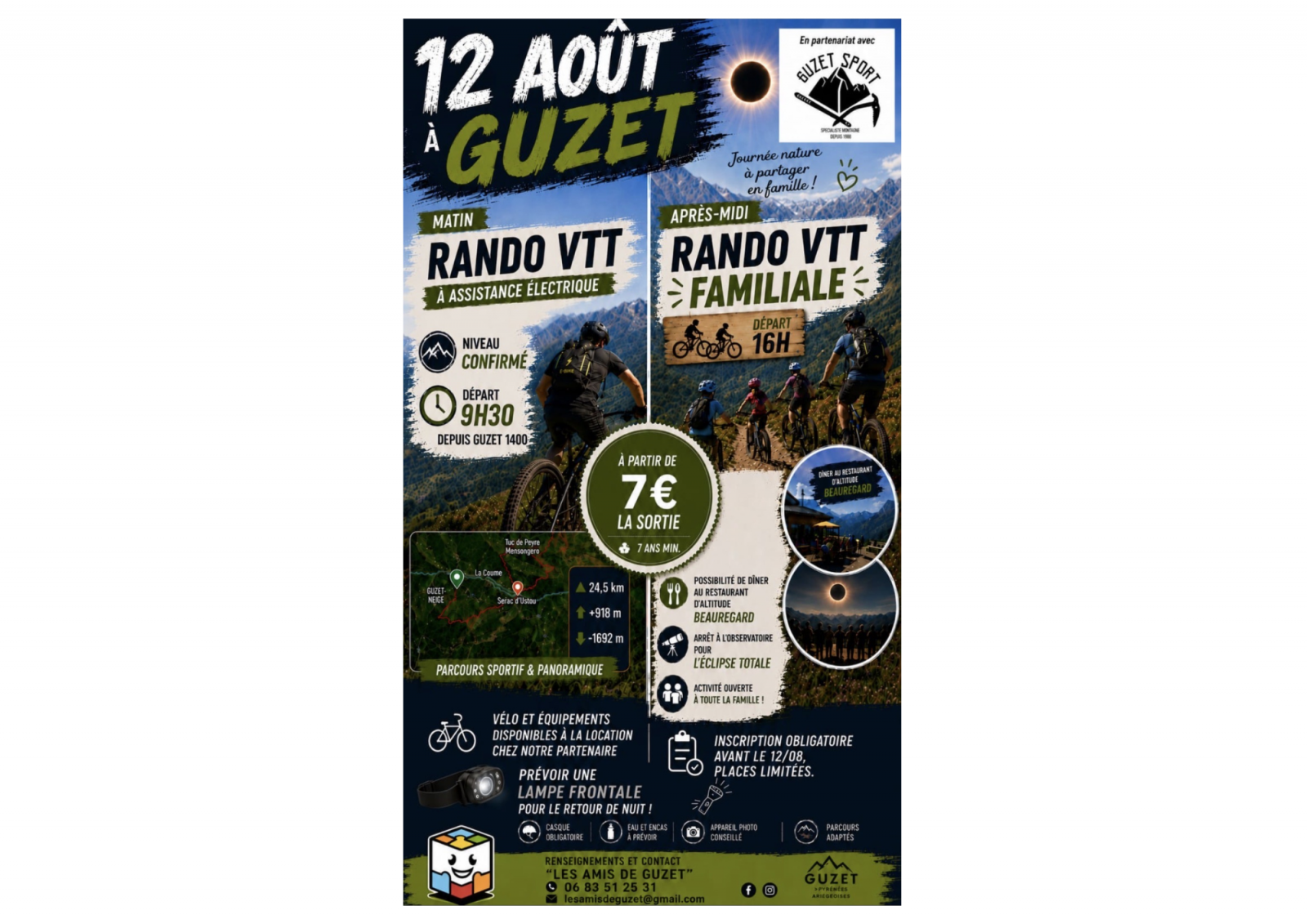 Sorties VTT VAE Sportifs et Familles
