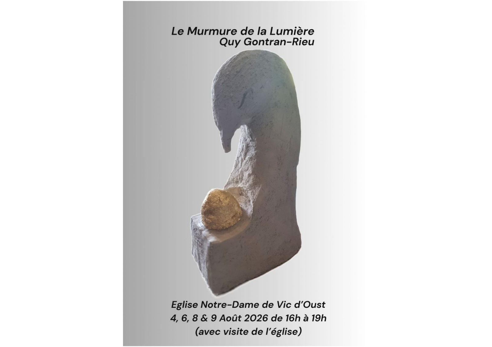Exposition de sculptures de Quy Gontran-Rieu