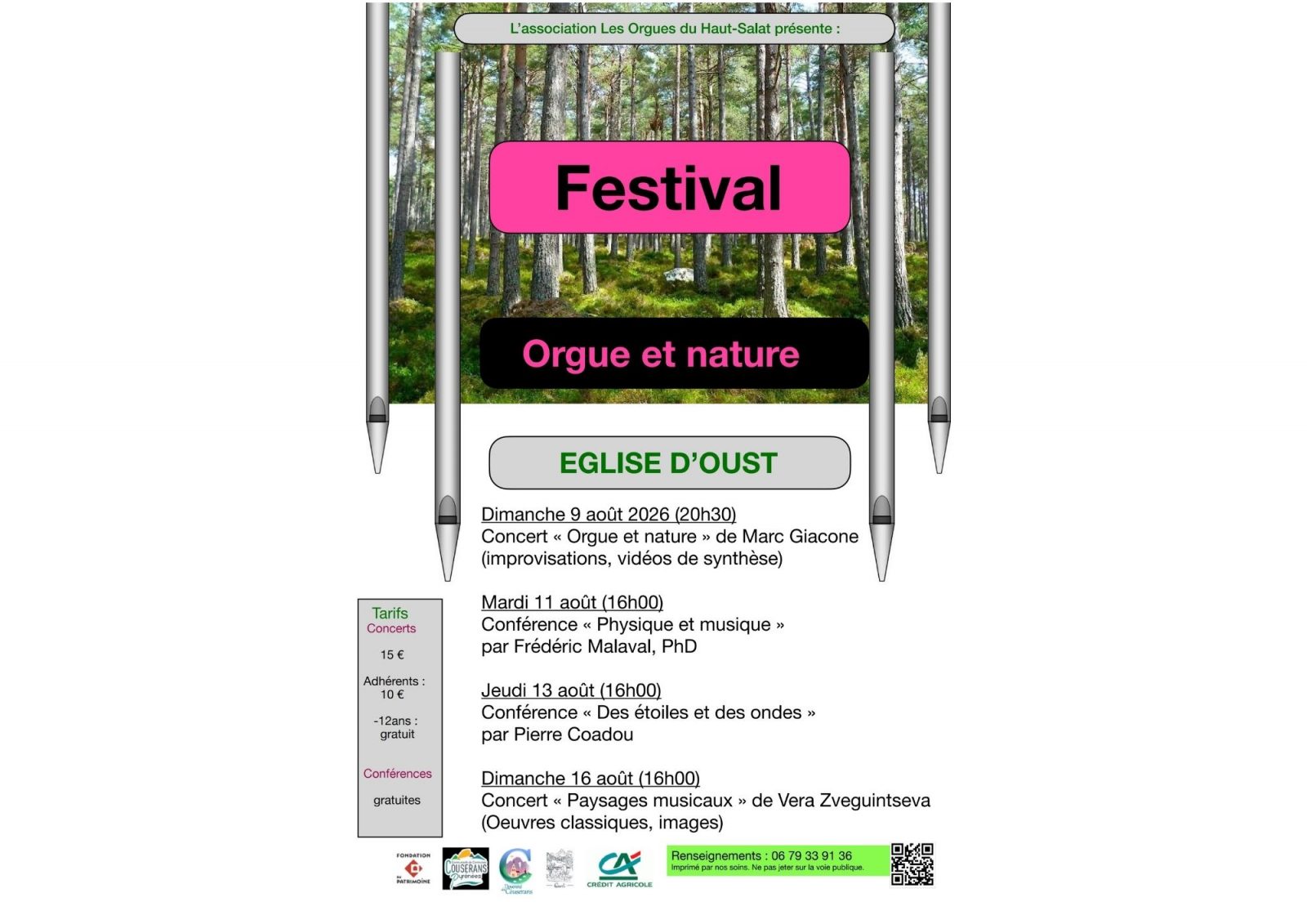 Festival Orgue et nature Conférence « Des étoiles et des ondes » par Pierre Coadou