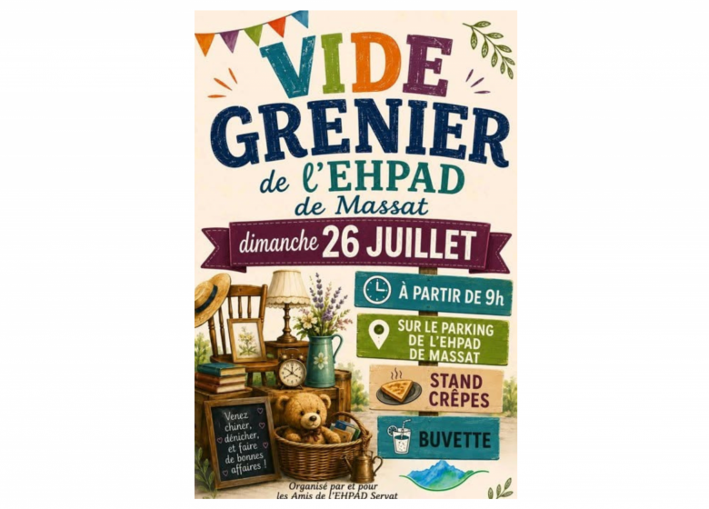 Vide-Grenier à l&rsquo;EHPAD_Massat
