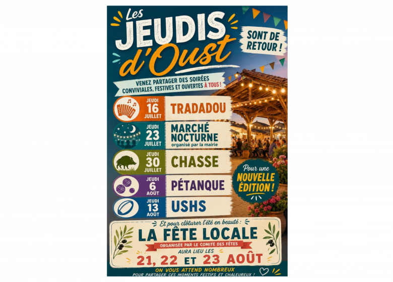 Les jeudis d&rsquo;Oust_Oust