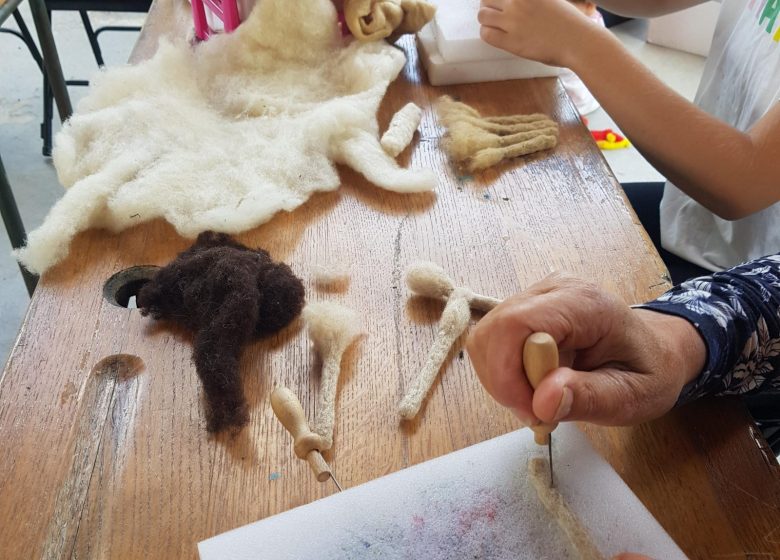 Journées du Marbre 2026 : Atelier Laine feutrée_Moulis