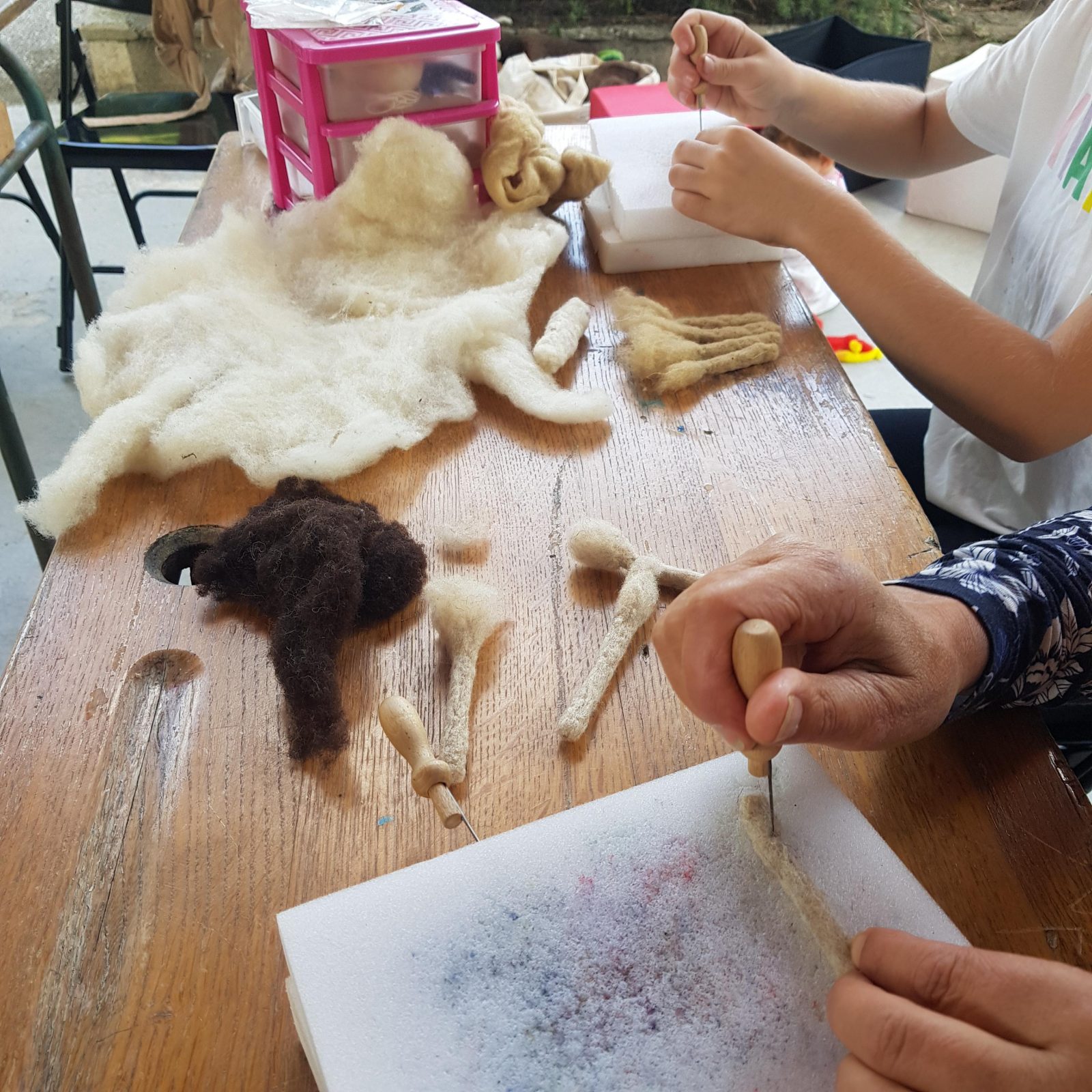 Journées du Marbre 2026 : Atelier Laine feutrée