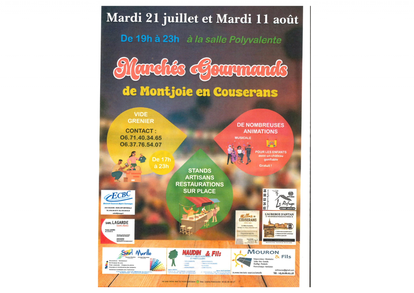 Marché Gourmand et vide grenier