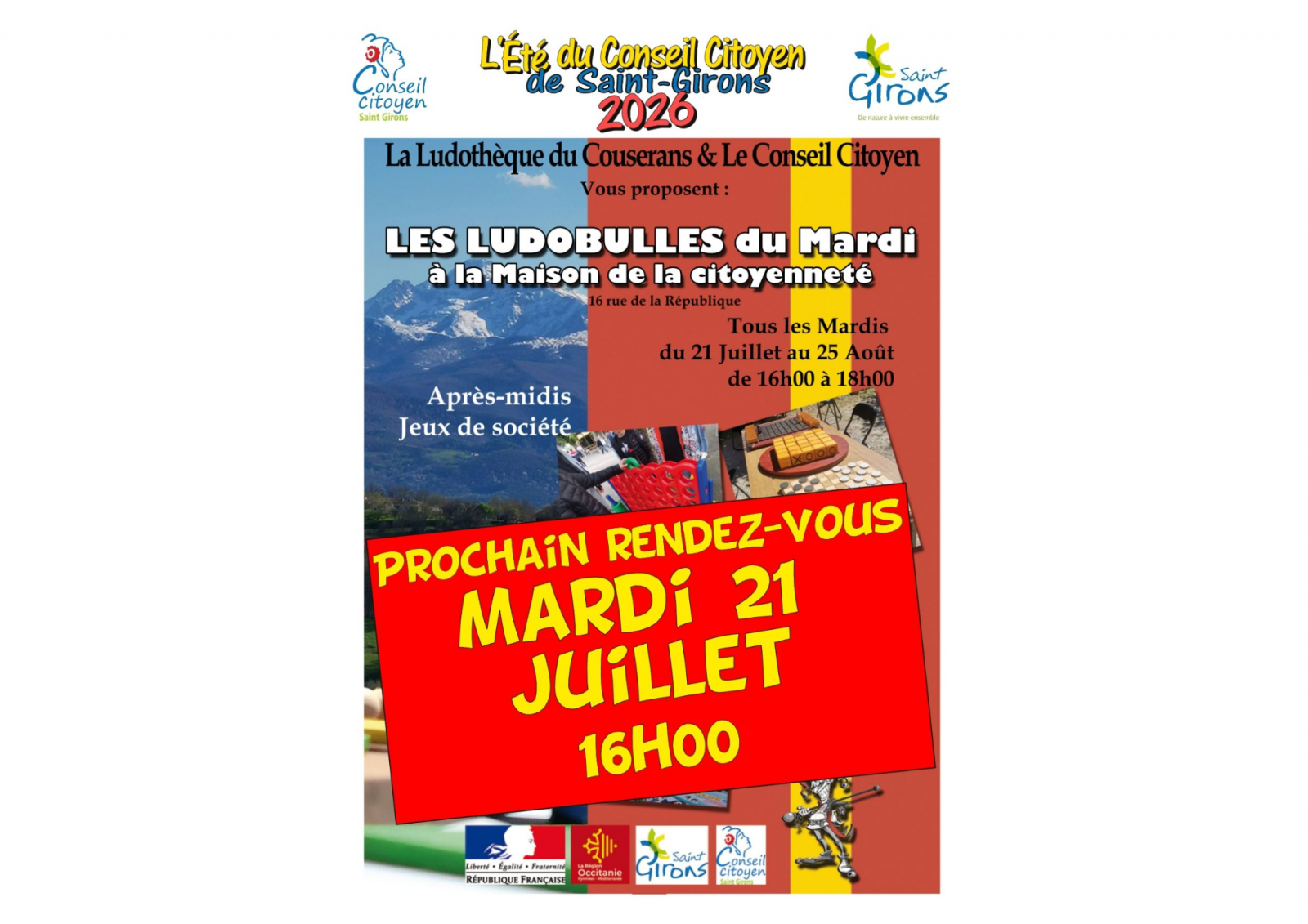 Les Ludobulles du Mardi