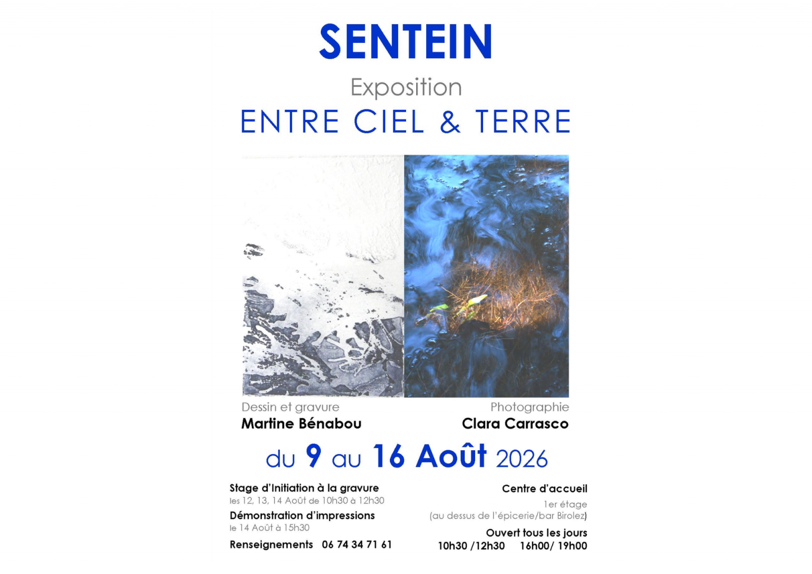 Exposition «&nbsp;Entre Ciel & Terre&nbsp;»