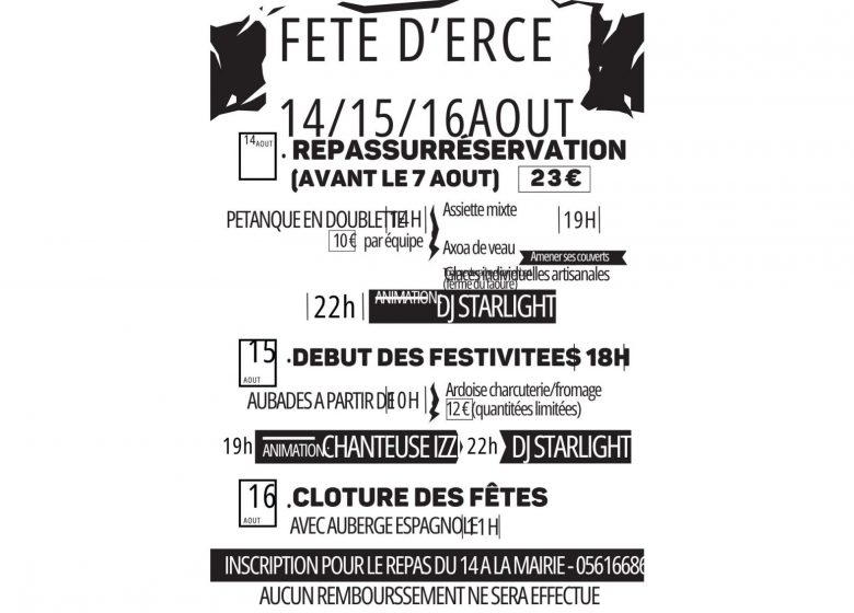 Fêtes d&rsquo;Ercé_Ercé