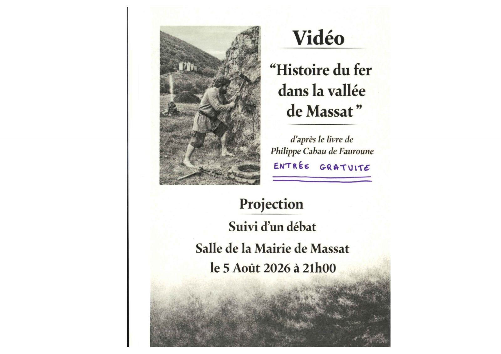 Histoire de fer dans la vallée de Massat