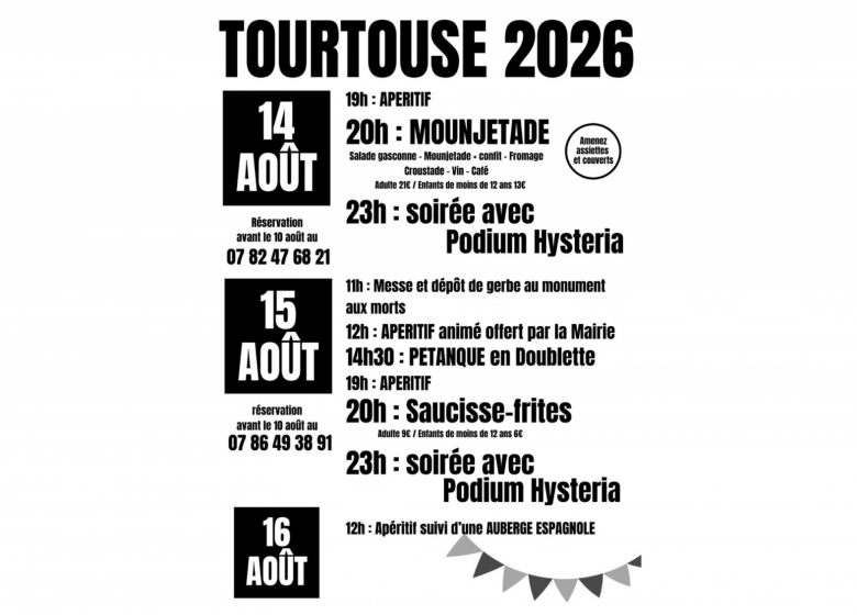 Les grandes fêtes de Tourtouse_Tourtouse