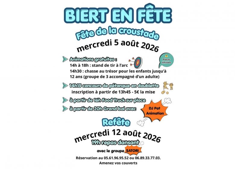 Fête de la Croustade – Biert en Fête_Biert