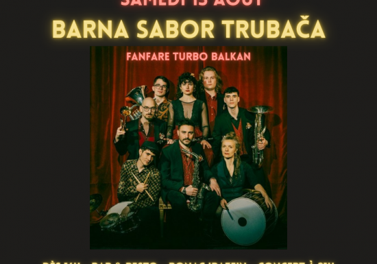 Soirée repas-concert avec Barna Sabor Trubača