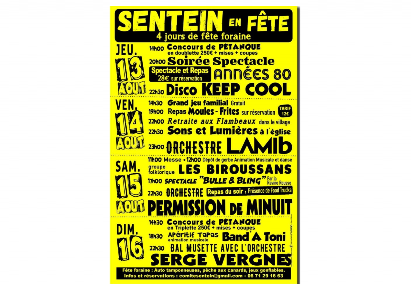Grandes Fêtes de Sentein