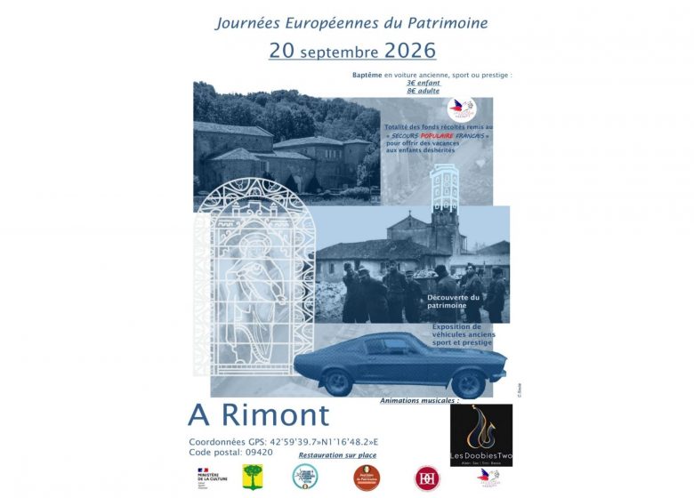 Journées du Patrimoine 2026 – Exposition de véhicules d&rsquo;époque_Rimont