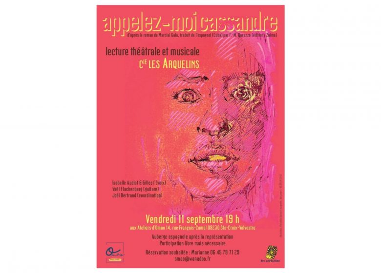 Lecture théâtrale et musicale: « Appelez moi Cassandre »_Sainte-Croix-Volvestre