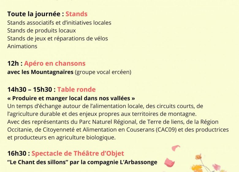 Fête des jardins programme