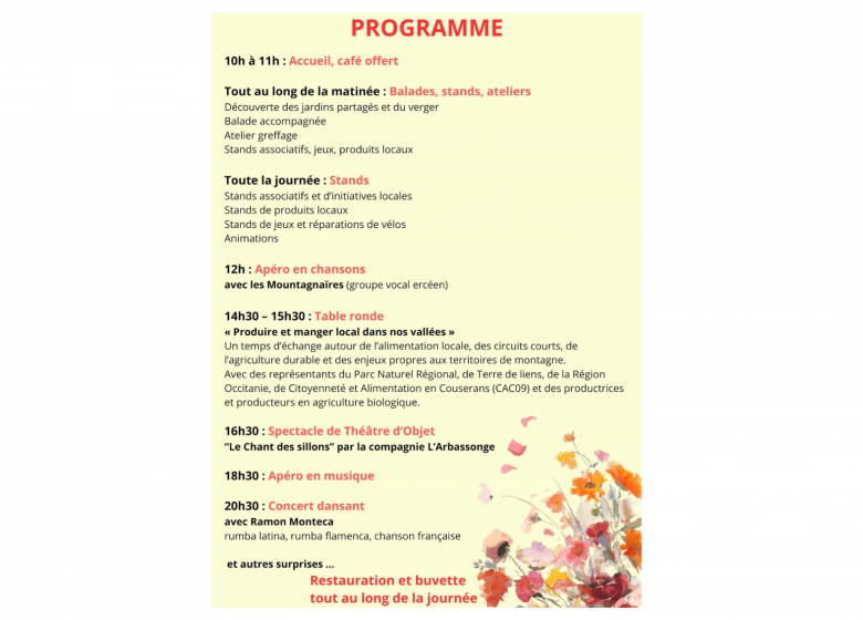 Fête des jardins partagés_Ercé