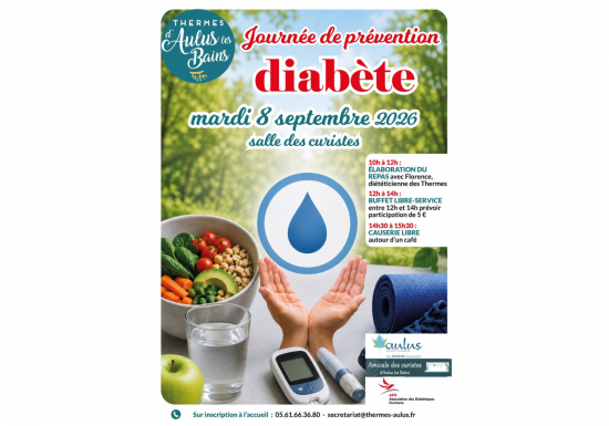 Journée de prévention du Diabète aux Thermes