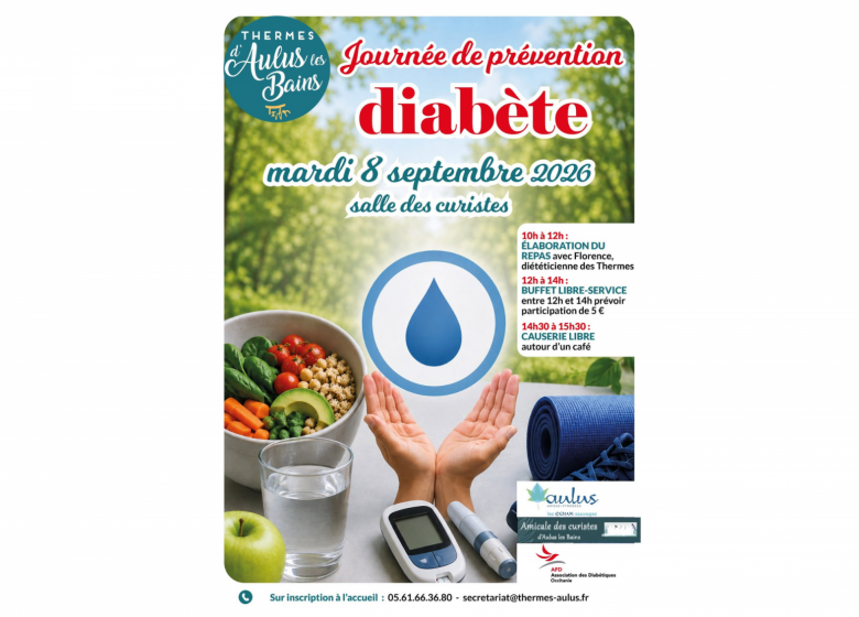 Journée de prévention du Diabète aux Thermes_Aulus-les-Bains