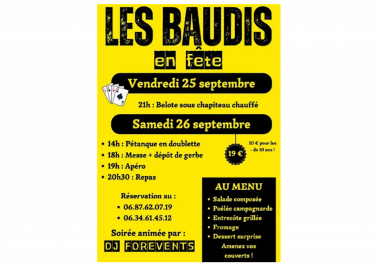 Les Baudis en fête